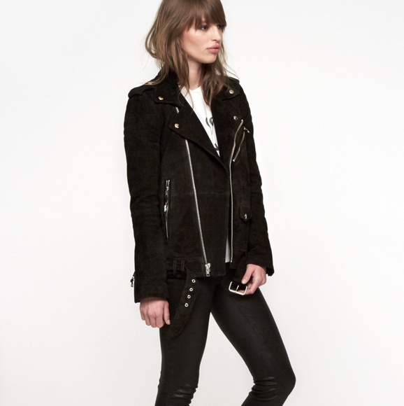 blk dnm suede jacket